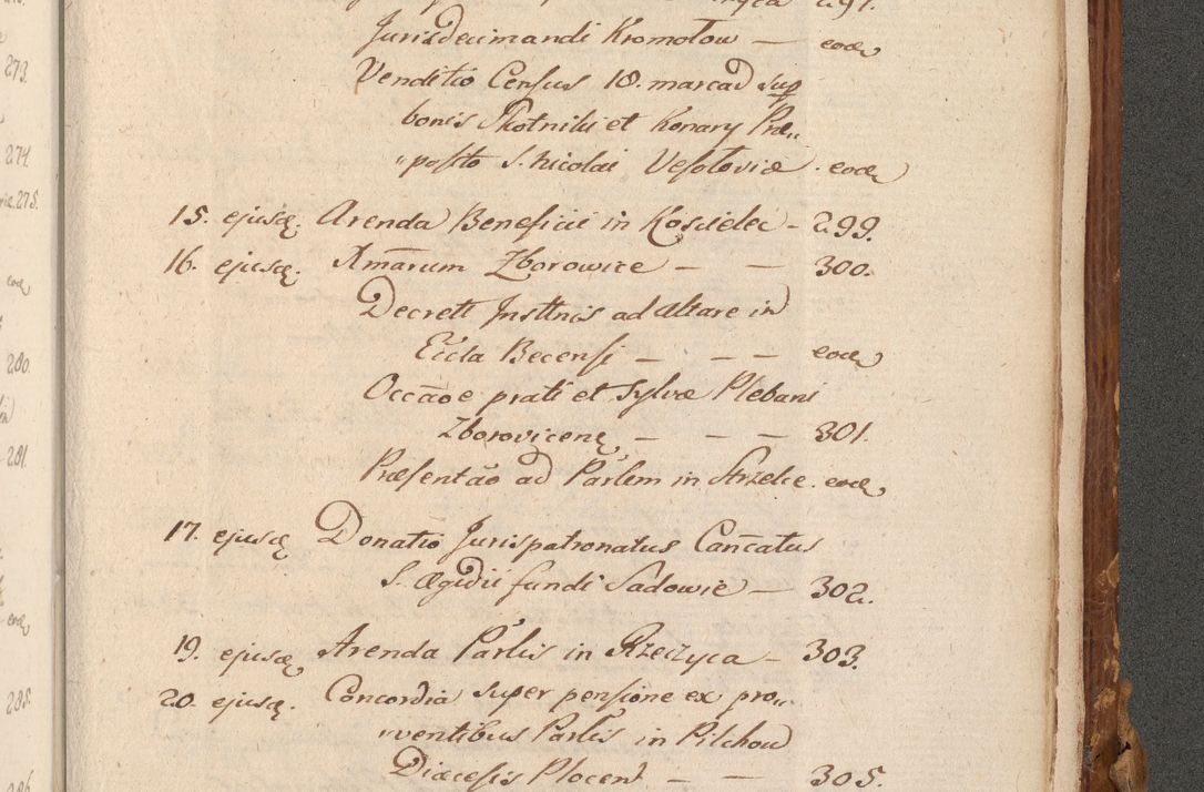 Zdjęcie nr 870 dla obiektu archiwalnego: Volumen (Pri)mum Actorum R(evere)nd(i)s(s)imi in Christo Patris D(omi)ni Petri de Gamratis Episcopi Cracoviensis a die prima mensis Novembris Anni 1539vi ad finem eiusdem anni et successive per annos 1539num et 1540mum