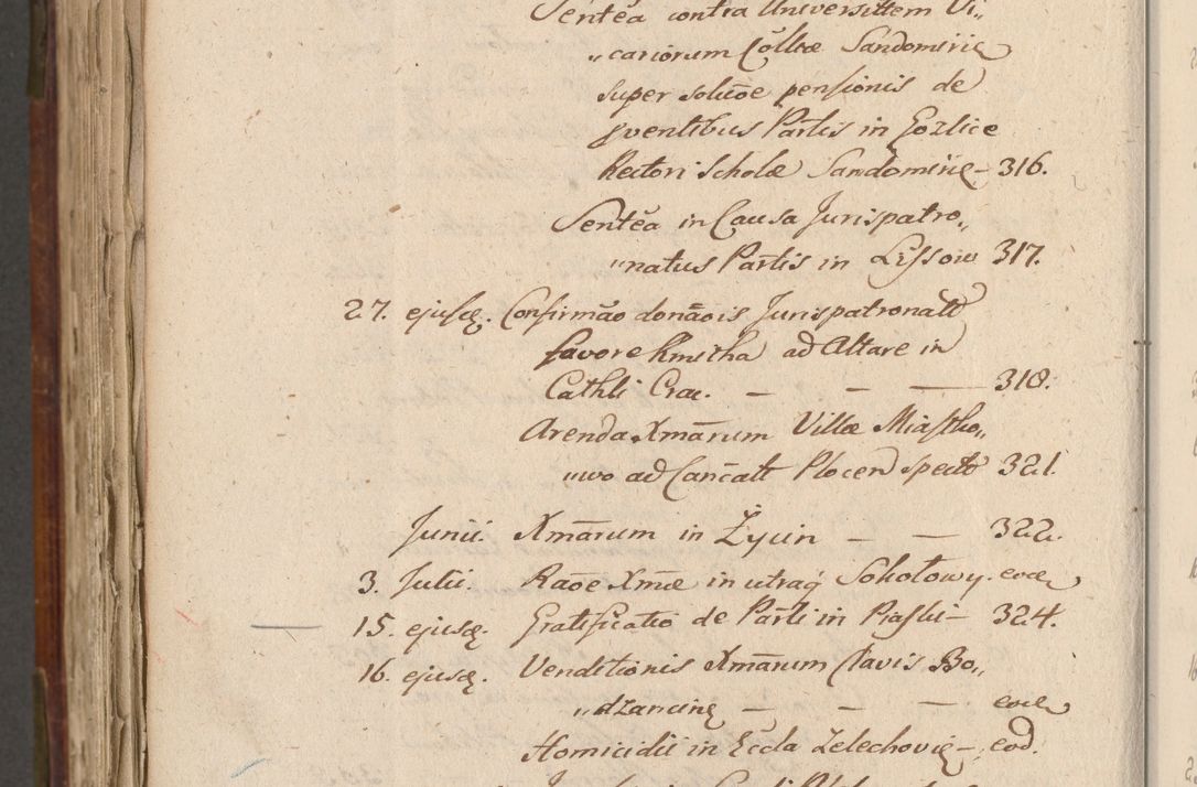Zdjęcie nr 871 dla obiektu archiwalnego: Volumen (Pri)mum Actorum R(evere)nd(i)s(s)imi in Christo Patris D(omi)ni Petri de Gamratis Episcopi Cracoviensis a die prima mensis Novembris Anni 1539vi ad finem eiusdem anni et successive per annos 1539num et 1540mum
