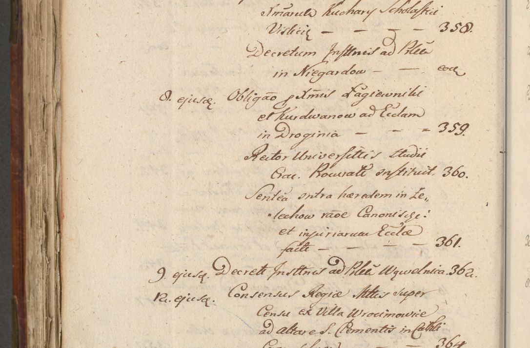 Zdjęcie nr 873 dla obiektu archiwalnego: Volumen (Pri)mum Actorum R(evere)nd(i)s(s)imi in Christo Patris D(omi)ni Petri de Gamratis Episcopi Cracoviensis a die prima mensis Novembris Anni 1539vi ad finem eiusdem anni et successive per annos 1539num et 1540mum