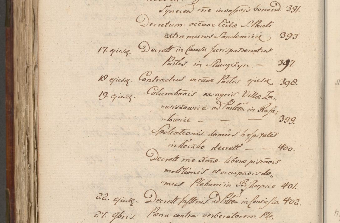 Zdjęcie nr 875 dla obiektu archiwalnego: Volumen (Pri)mum Actorum R(evere)nd(i)s(s)imi in Christo Patris D(omi)ni Petri de Gamratis Episcopi Cracoviensis a die prima mensis Novembris Anni 1539vi ad finem eiusdem anni et successive per annos 1539num et 1540mum