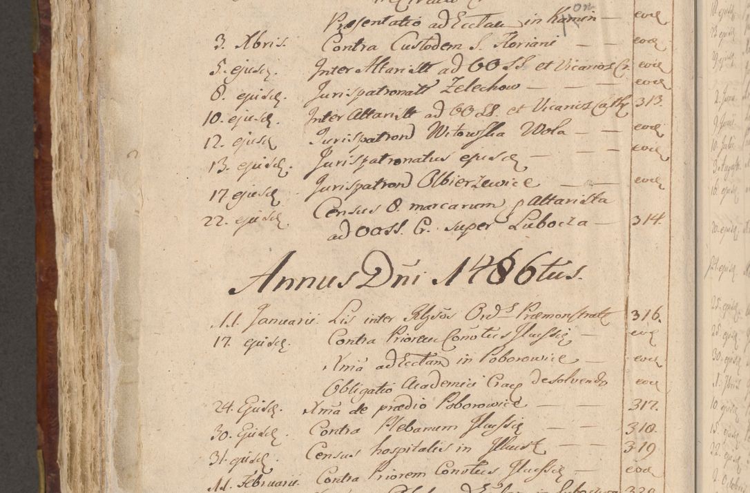 Zdjęcie nr 755 dla obiektu archiwalnego: Acta administratorialia per annum 1471 et episcopalia R. D. Joannis Rzeschow, primo administratoris et post vero episcopi Cracoviensis ab anno 1472 ad annum 1488 succesive acticara et registrara, prout videre est in fine huius voluminis