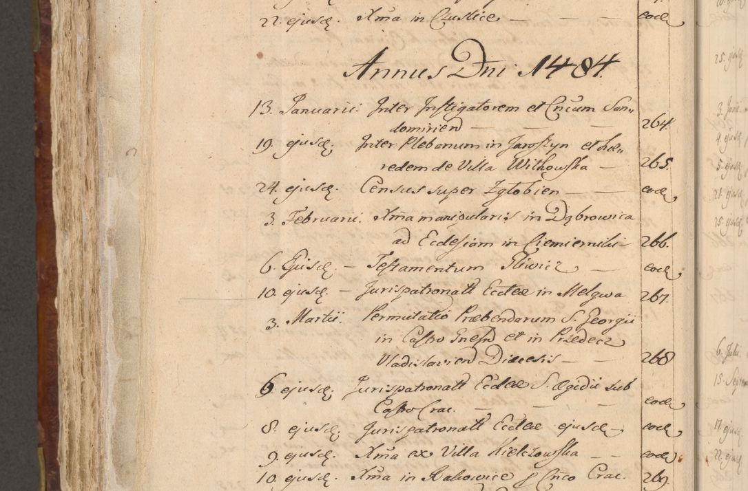 Zdjęcie nr 751 dla obiektu archiwalnego: Acta administratorialia per annum 1471 et episcopalia R. D. Joannis Rzeschow, primo administratoris et post vero episcopi Cracoviensis ab anno 1472 ad annum 1488 succesive acticara et registrara, prout videre est in fine huius voluminis