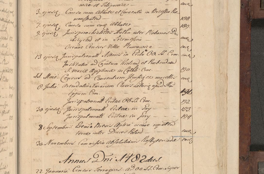 Zdjęcie nr 746 dla obiektu archiwalnego: Acta administratorialia per annum 1471 et episcopalia R. D. Joannis Rzeschow, primo administratoris et post vero episcopi Cracoviensis ab anno 1472 ad annum 1488 succesive acticara et registrara, prout videre est in fine huius voluminis