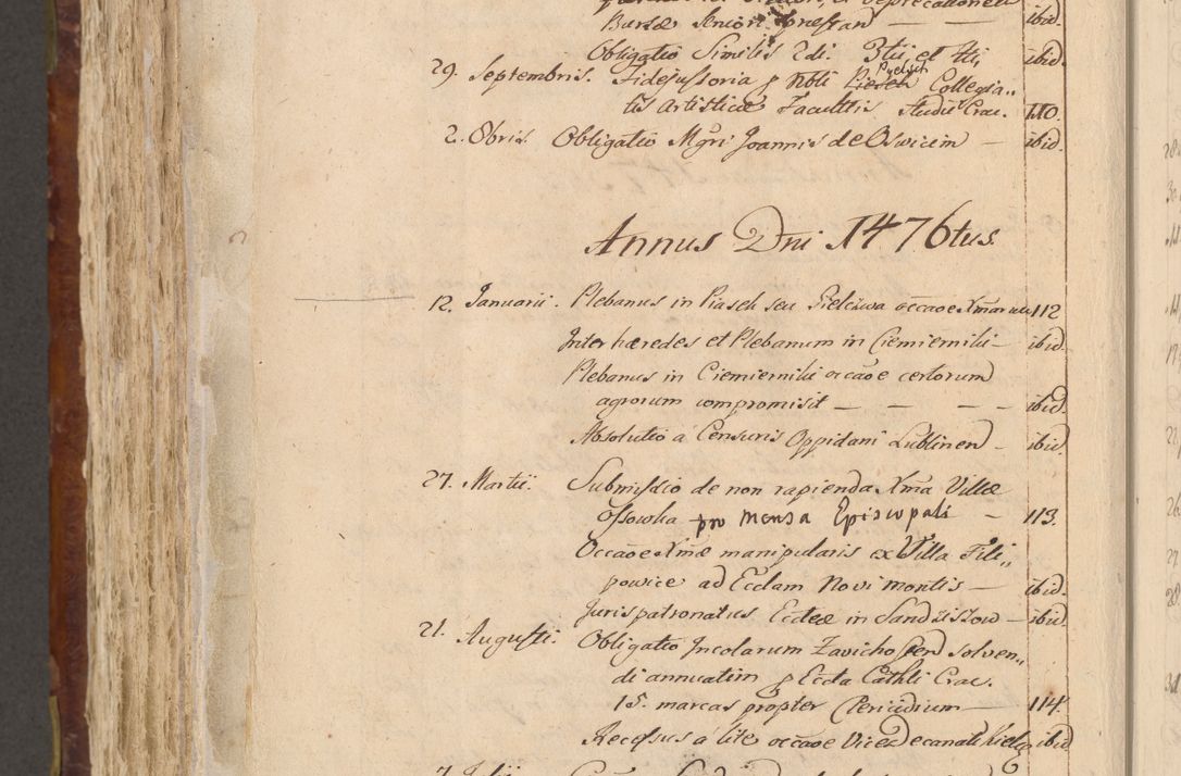 Zdjęcie nr 739 dla obiektu archiwalnego: Acta administratorialia per annum 1471 et episcopalia R. D. Joannis Rzeschow, primo administratoris et post vero episcopi Cracoviensis ab anno 1472 ad annum 1488 succesive acticara et registrara, prout videre est in fine huius voluminis