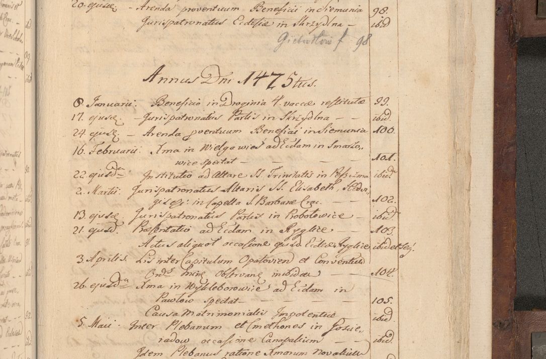 Zdjęcie nr 738 dla obiektu archiwalnego: Acta administratorialia per annum 1471 et episcopalia R. D. Joannis Rzeschow, primo administratoris et post vero episcopi Cracoviensis ab anno 1472 ad annum 1488 succesive acticara et registrara, prout videre est in fine huius voluminis