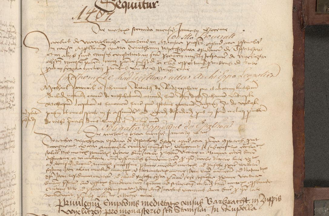 Zdjęcie nr 610 dla obiektu archiwalnego: Acta administratorialia per annum 1471 et episcopalia R. D. Joannis Rzeschow, primo administratoris et post vero episcopi Cracoviensis ab anno 1472 ad annum 1488 succesive acticara et registrara, prout videre est in fine huius voluminis