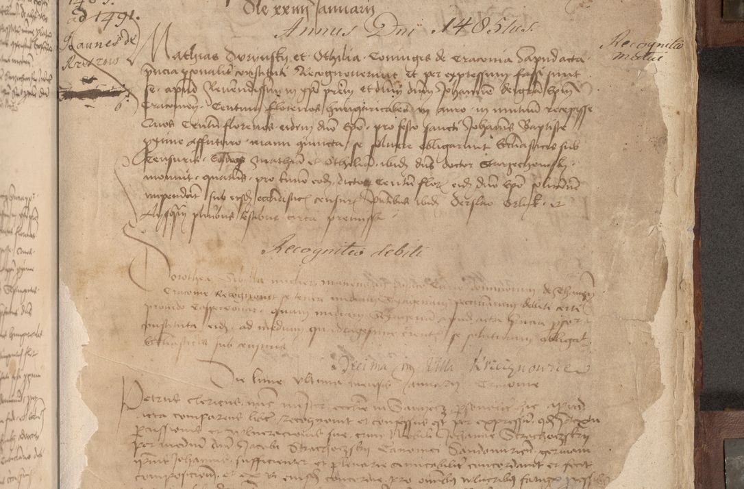 Zdjęcie nr 482 dla obiektu archiwalnego: Acta administratorialia per annum 1471 et episcopalia R. D. Joannis Rzeschow, primo administratoris et post vero episcopi Cracoviensis ab anno 1472 ad annum 1488 succesive acticara et registrara, prout videre est in fine huius voluminis