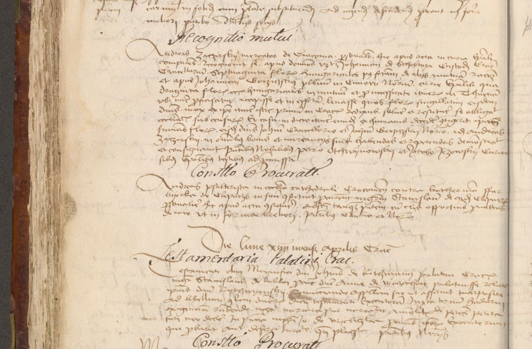 Zdjęcie nr 383 dla obiektu archiwalnego: Acta administratorialia per annum 1471 et episcopalia R. D. Joannis Rzeschow, primo administratoris et post vero episcopi Cracoviensis ab anno 1472 ad annum 1488 succesive acticara et registrara, prout videre est in fine huius voluminis