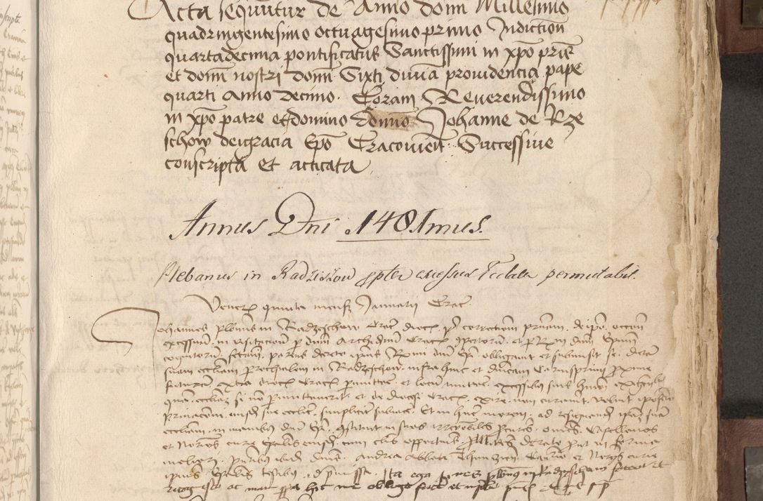 Zdjęcie nr 278 dla obiektu archiwalnego: Acta administratorialia per annum 1471 et episcopalia R. D. Joannis Rzeschow, primo administratoris et post vero episcopi Cracoviensis ab anno 1472 ad annum 1488 succesive acticara et registrara, prout videre est in fine huius voluminis