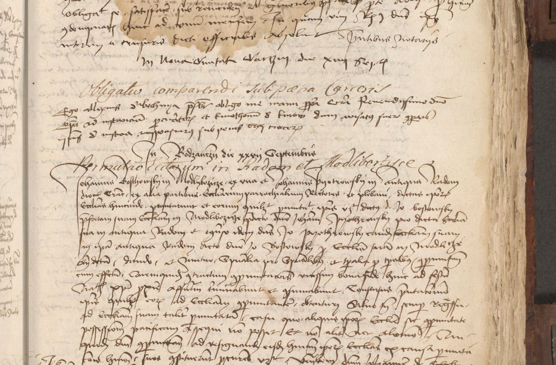 Zdjęcie nr 192 dla obiektu archiwalnego: Acta administratorialia per annum 1471 et episcopalia R. D. Joannis Rzeschow, primo administratoris et post vero episcopi Cracoviensis ab anno 1472 ad annum 1488 succesive acticara et registrara, prout videre est in fine huius voluminis