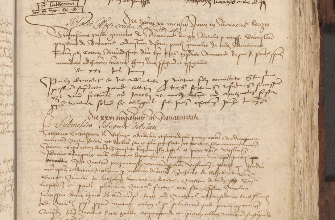 Zdjęcie nr 160 dla obiektu archiwalnego: Acta administratorialia per annum 1471 et episcopalia R. D. Joannis Rzeschow, primo administratoris et post vero episcopi Cracoviensis ab anno 1472 ad annum 1488 succesive acticara et registrara, prout videre est in fine huius voluminis