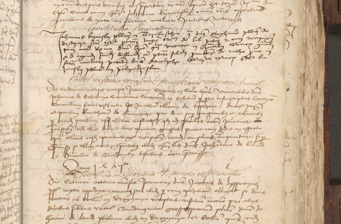 Zdjęcie nr 110 dla obiektu archiwalnego: Acta administratorialia per annum 1471 et episcopalia R. D. Joannis Rzeschow, primo administratoris et post vero episcopi Cracoviensis ab anno 1472 ad annum 1488 succesive acticara et registrara, prout videre est in fine huius voluminis