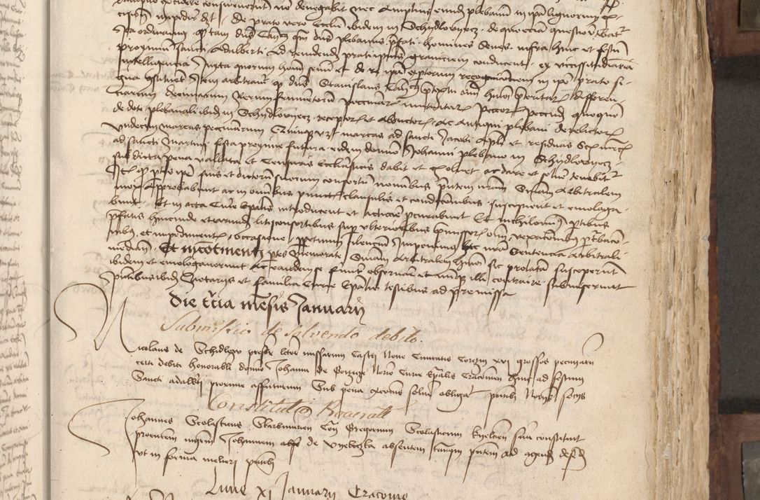 Zdjęcie nr 74 dla obiektu archiwalnego: Acta administratorialia per annum 1471 et episcopalia R. D. Joannis Rzeschow, primo administratoris et post vero episcopi Cracoviensis ab anno 1472 ad annum 1488 succesive acticara et registrara, prout videre est in fine huius voluminis