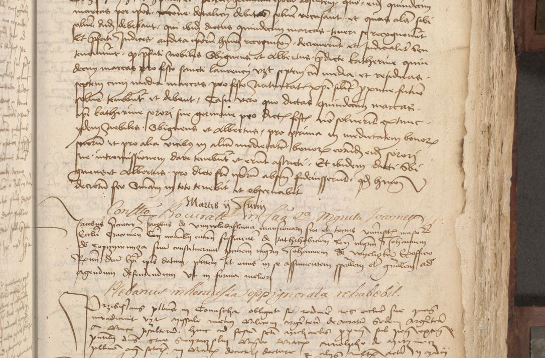 Zdjęcie nr 56 dla obiektu archiwalnego: Acta administratorialia per annum 1471 et episcopalia R. D. Joannis Rzeschow, primo administratoris et post vero episcopi Cracoviensis ab anno 1472 ad annum 1488 succesive acticara et registrara, prout videre est in fine huius voluminis