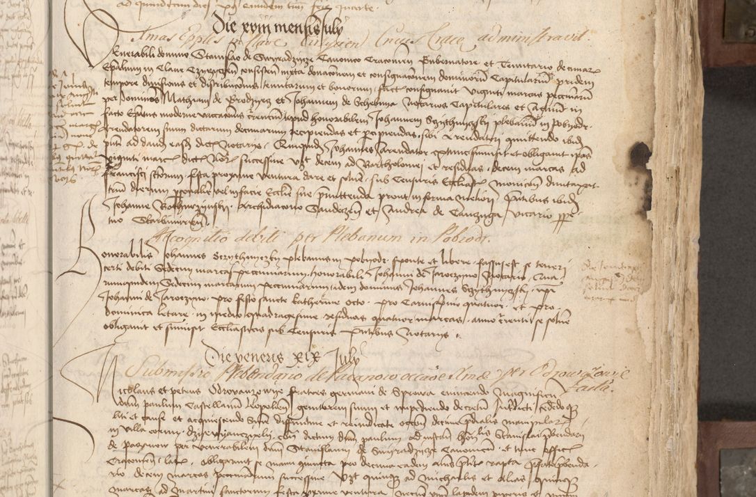 Zdjęcie nr 34 dla obiektu archiwalnego: Acta administratorialia per annum 1471 et episcopalia R. D. Joannis Rzeschow, primo administratoris et post vero episcopi Cracoviensis ab anno 1472 ad annum 1488 succesive acticara et registrara, prout videre est in fine huius voluminis