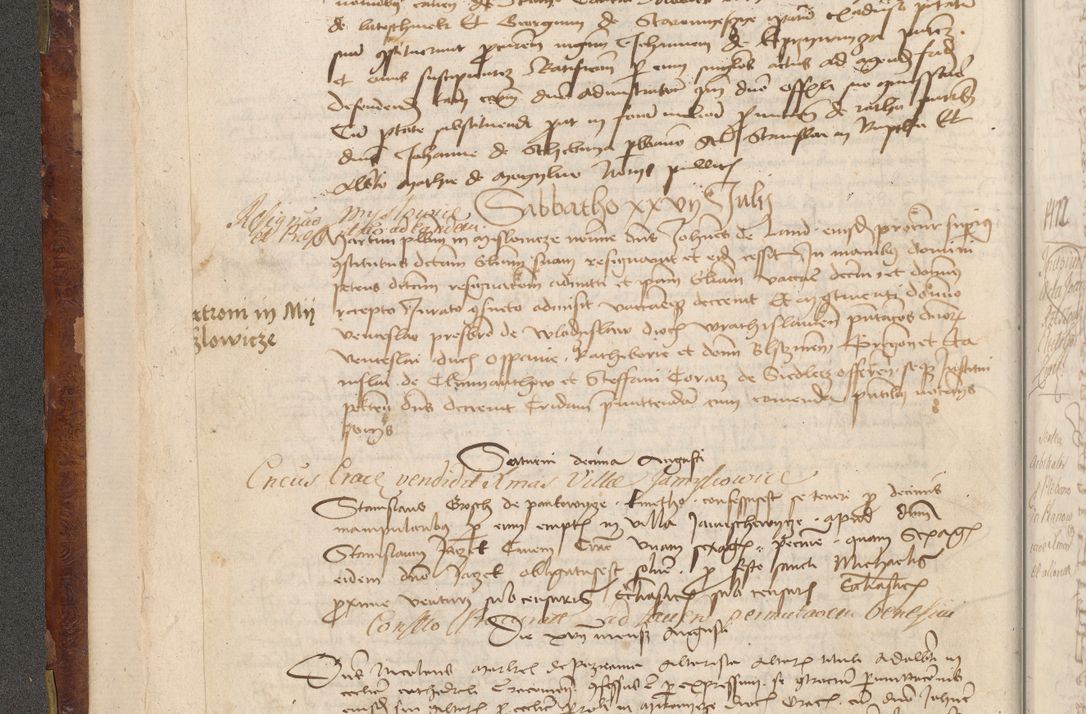Zdjęcie nr 35 dla obiektu archiwalnego: Acta administratorialia per annum 1471 et episcopalia R. D. Joannis Rzeschow, primo administratoris et post vero episcopi Cracoviensis ab anno 1472 ad annum 1488 succesive acticara et registrara, prout videre est in fine huius voluminis