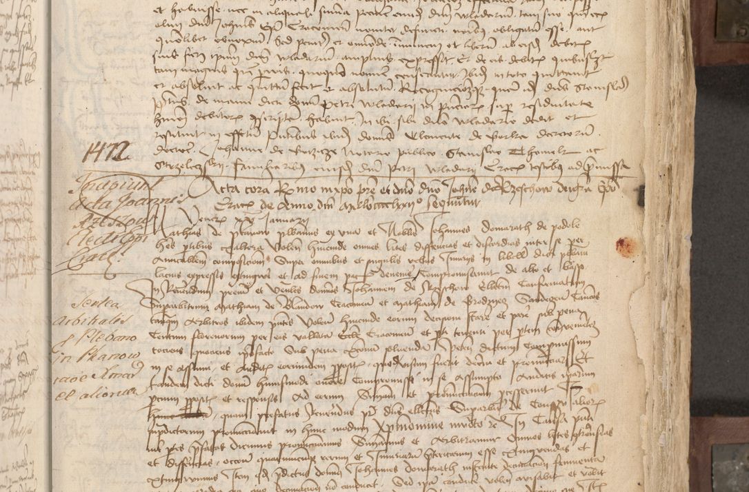 Zdjęcie nr 36 dla obiektu archiwalnego: Acta administratorialia per annum 1471 et episcopalia R. D. Joannis Rzeschow, primo administratoris et post vero episcopi Cracoviensis ab anno 1472 ad annum 1488 succesive acticara et registrara, prout videre est in fine huius voluminis