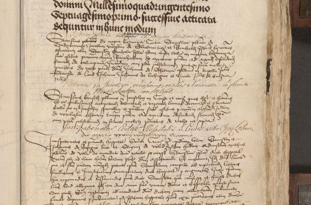 Zdjęcie nr 8 dla obiektu archiwalnego: Acta administratorialia per annum 1471 et episcopalia R. D. Joannis Rzeschow, primo administratoris et post vero episcopi Cracoviensis ab anno 1472 ad annum 1488 succesive acticara et registrara, prout videre est in fine huius voluminis
