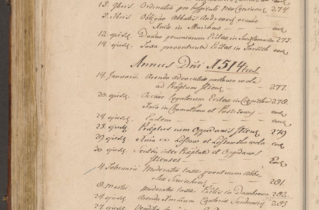 Zdjęcie nr 641 dla obiektu archiwalnego: Volumen I-mum actorum R. D. Joannis Konarski, episcopi Cracoviensis ab an D. 1503 ad annum 1514 inclusive acticata et registata, quorum indicem in dine voluminis videre est.