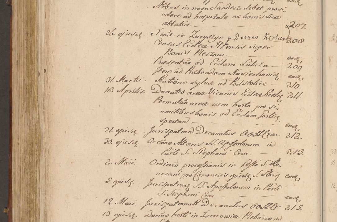 Zdjęcie nr 637 dla obiektu archiwalnego: Volumen I-mum actorum R. D. Joannis Konarski, episcopi Cracoviensis ab an D. 1503 ad annum 1514 inclusive acticata et registata, quorum indicem in dine voluminis videre est.