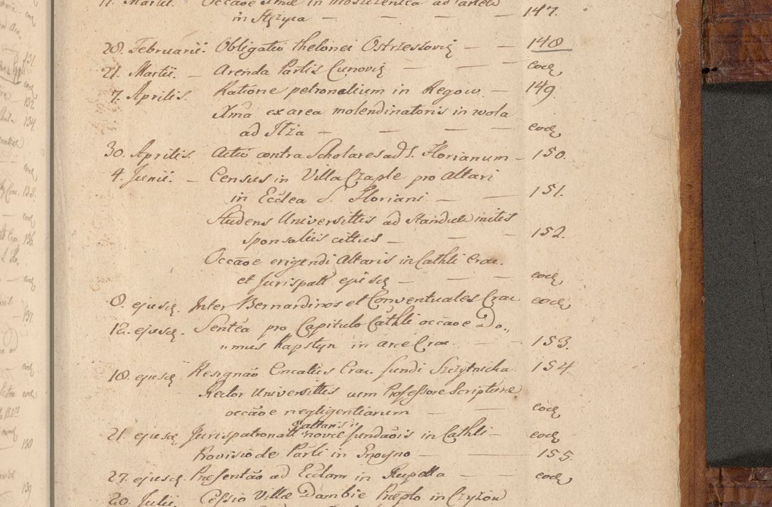 Zdjęcie nr 634 dla obiektu archiwalnego: Volumen I-mum actorum R. D. Joannis Konarski, episcopi Cracoviensis ab an D. 1503 ad annum 1514 inclusive acticata et registata, quorum indicem in dine voluminis videre est.