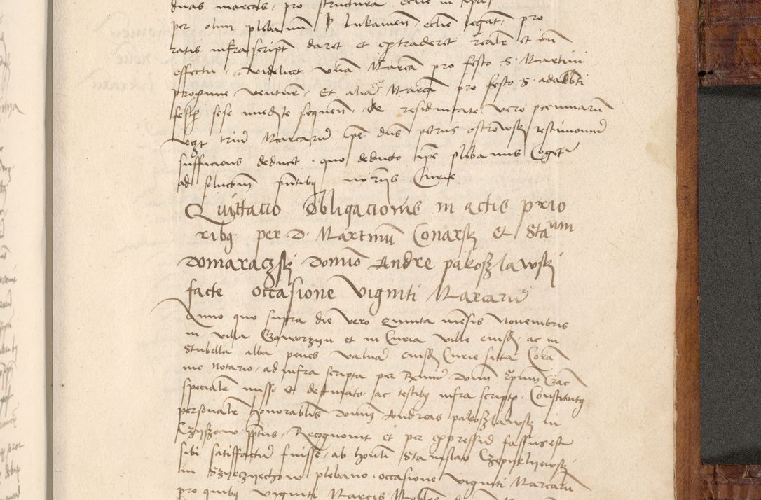 Zdjęcie nr 618 dla obiektu archiwalnego: Volumen I-mum actorum R. D. Joannis Konarski, episcopi Cracoviensis ab an D. 1503 ad annum 1514 inclusive acticata et registata, quorum indicem in dine voluminis videre est.