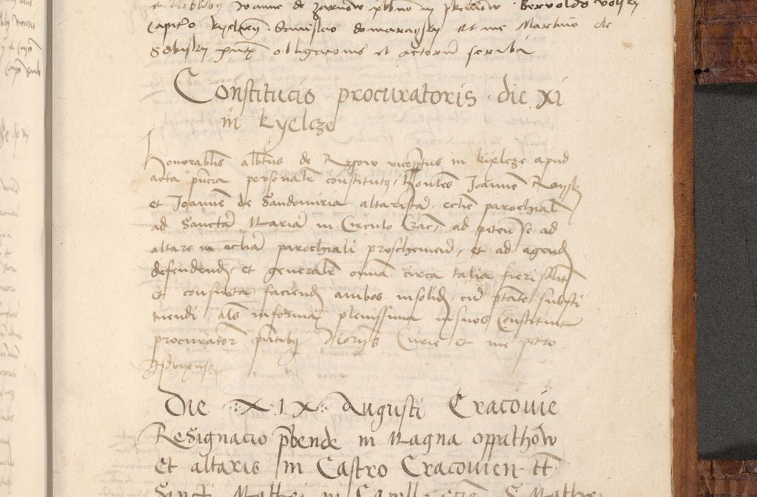 Zdjęcie nr 614 dla obiektu archiwalnego: Volumen I-mum actorum R. D. Joannis Konarski, episcopi Cracoviensis ab an D. 1503 ad annum 1514 inclusive acticata et registata, quorum indicem in dine voluminis videre est.