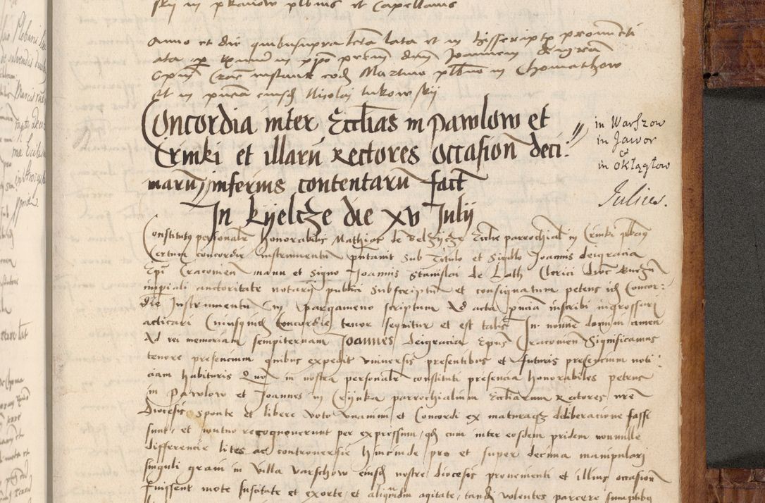 Zdjęcie nr 608 dla obiektu archiwalnego: Volumen I-mum actorum R. D. Joannis Konarski, episcopi Cracoviensis ab an D. 1503 ad annum 1514 inclusive acticata et registata, quorum indicem in dine voluminis videre est.