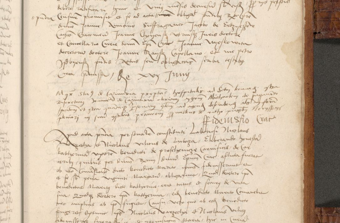 Zdjęcie nr 600 dla obiektu archiwalnego: Volumen I-mum actorum R. D. Joannis Konarski, episcopi Cracoviensis ab an D. 1503 ad annum 1514 inclusive acticata et registata, quorum indicem in dine voluminis videre est.