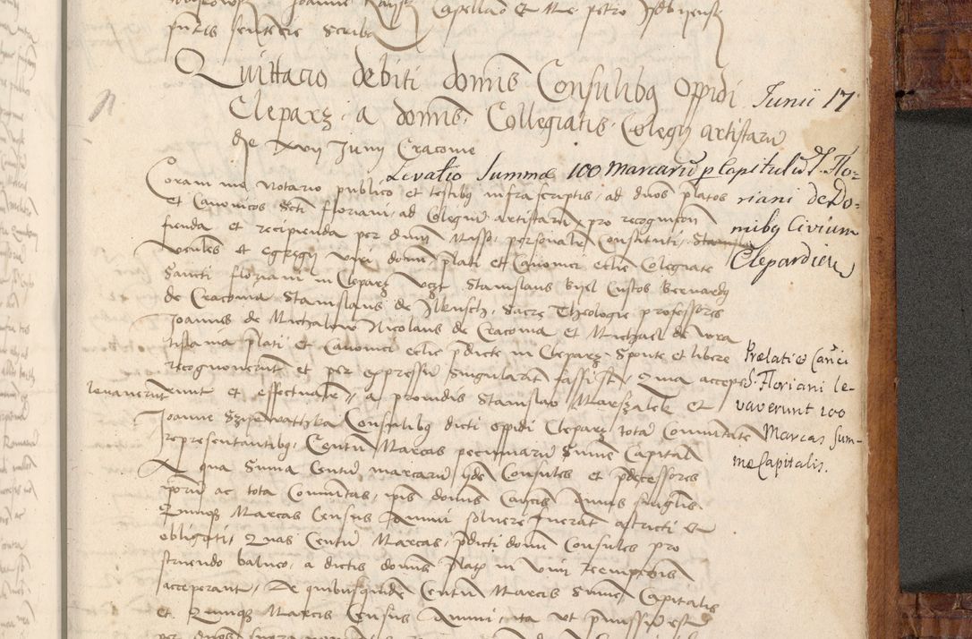 Zdjęcie nr 602 dla obiektu archiwalnego: Volumen I-mum actorum R. D. Joannis Konarski, episcopi Cracoviensis ab an D. 1503 ad annum 1514 inclusive acticata et registata, quorum indicem in dine voluminis videre est.