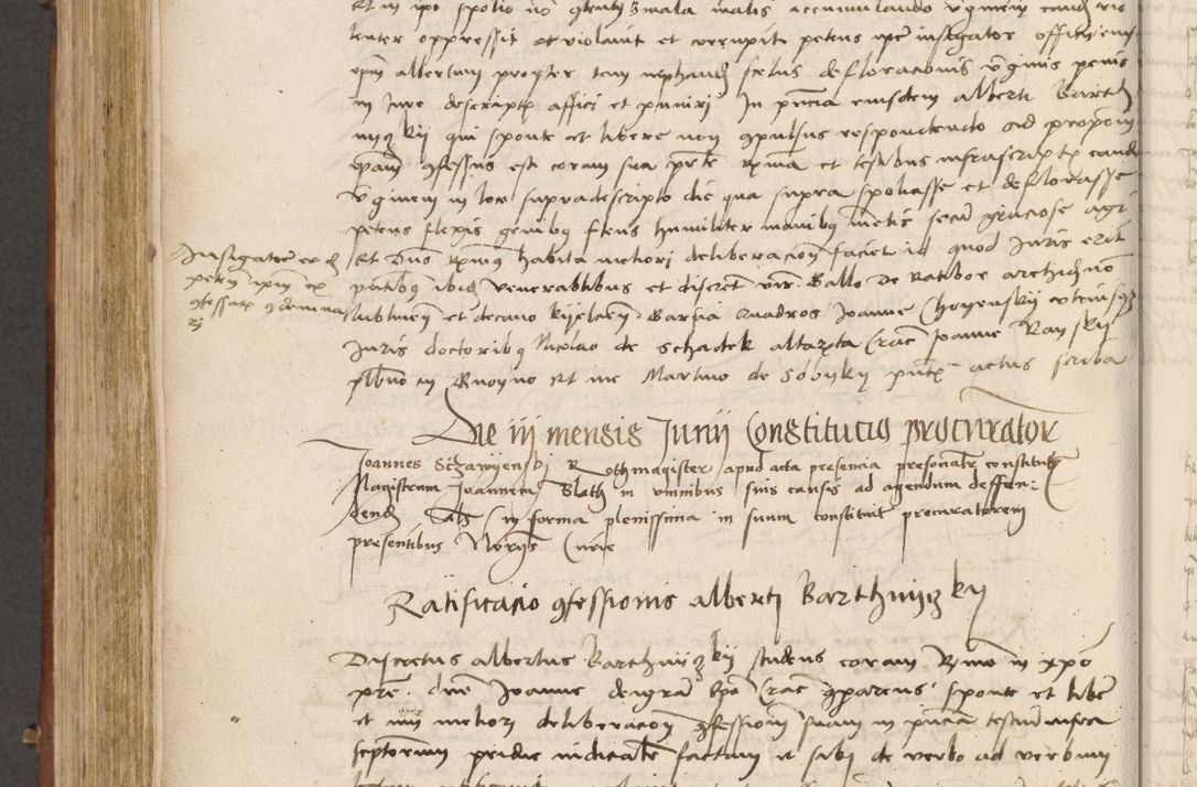 Zdjęcie nr 597 dla obiektu archiwalnego: Volumen I-mum actorum R. D. Joannis Konarski, episcopi Cracoviensis ab an D. 1503 ad annum 1514 inclusive acticata et registata, quorum indicem in dine voluminis videre est.