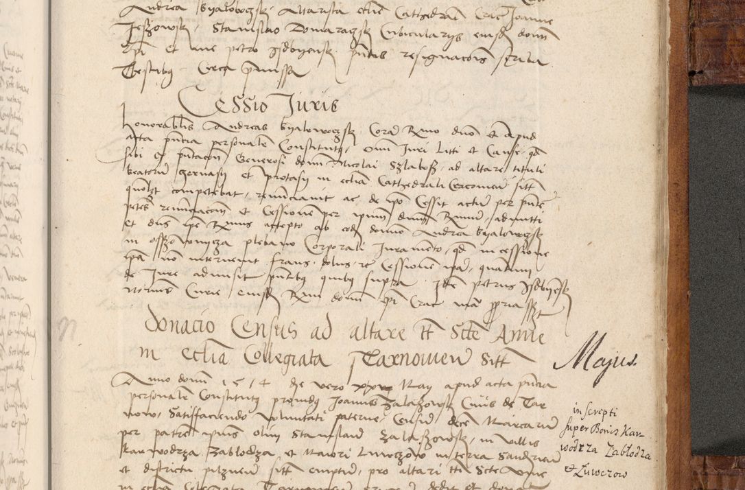 Zdjęcie nr 594 dla obiektu archiwalnego: Volumen I-mum actorum R. D. Joannis Konarski, episcopi Cracoviensis ab an D. 1503 ad annum 1514 inclusive acticata et registata, quorum indicem in dine voluminis videre est.