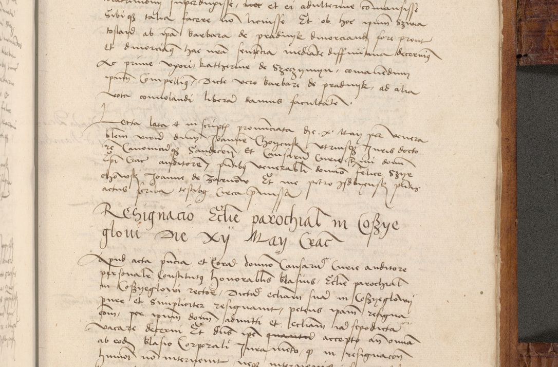 Zdjęcie nr 590 dla obiektu archiwalnego: Volumen I-mum actorum R. D. Joannis Konarski, episcopi Cracoviensis ab an D. 1503 ad annum 1514 inclusive acticata et registata, quorum indicem in dine voluminis videre est.