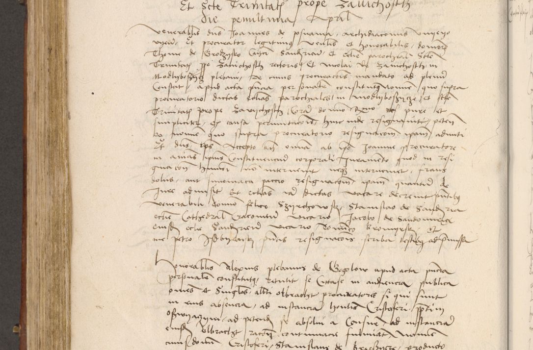 Zdjęcie nr 585 dla obiektu archiwalnego: Volumen I-mum actorum R. D. Joannis Konarski, episcopi Cracoviensis ab an D. 1503 ad annum 1514 inclusive acticata et registata, quorum indicem in dine voluminis videre est.