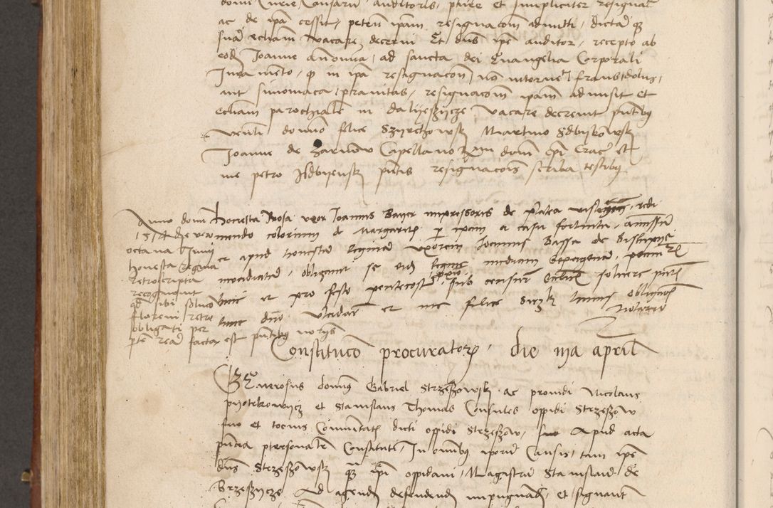 Zdjęcie nr 575 dla obiektu archiwalnego: Volumen I-mum actorum R. D. Joannis Konarski, episcopi Cracoviensis ab an D. 1503 ad annum 1514 inclusive acticata et registata, quorum indicem in dine voluminis videre est.