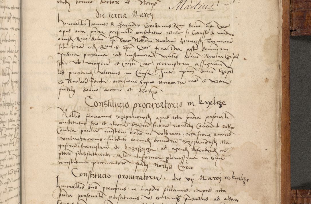 Zdjęcie nr 570 dla obiektu archiwalnego: Volumen I-mum actorum R. D. Joannis Konarski, episcopi Cracoviensis ab an D. 1503 ad annum 1514 inclusive acticata et registata, quorum indicem in dine voluminis videre est.