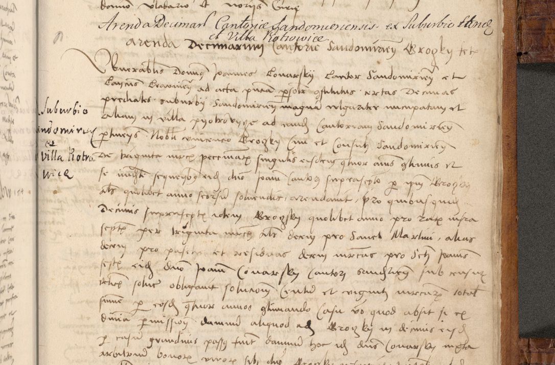 Zdjęcie nr 572 dla obiektu archiwalnego: Volumen I-mum actorum R. D. Joannis Konarski, episcopi Cracoviensis ab an D. 1503 ad annum 1514 inclusive acticata et registata, quorum indicem in dine voluminis videre est.