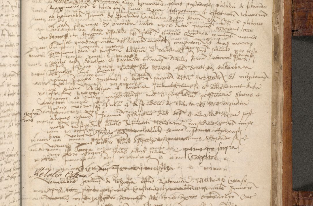 Zdjęcie nr 560 dla obiektu archiwalnego: Volumen I-mum actorum R. D. Joannis Konarski, episcopi Cracoviensis ab an D. 1503 ad annum 1514 inclusive acticata et registata, quorum indicem in dine voluminis videre est.