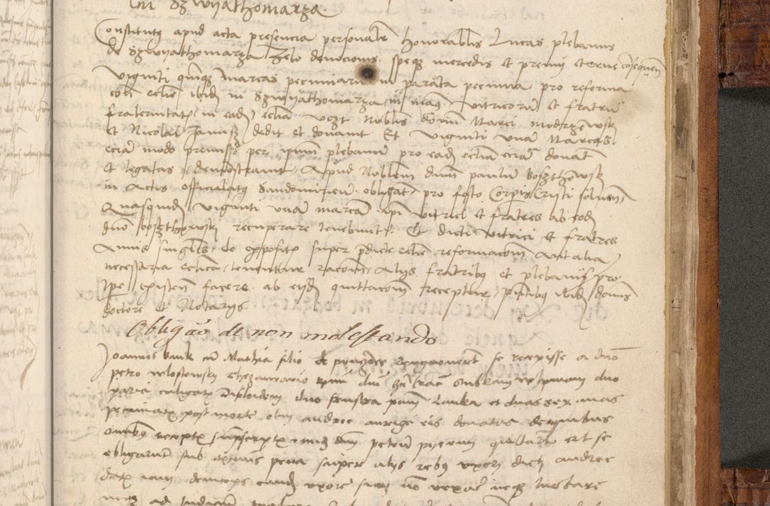 Zdjęcie nr 556 dla obiektu archiwalnego: Volumen I-mum actorum R. D. Joannis Konarski, episcopi Cracoviensis ab an D. 1503 ad annum 1514 inclusive acticata et registata, quorum indicem in dine voluminis videre est.