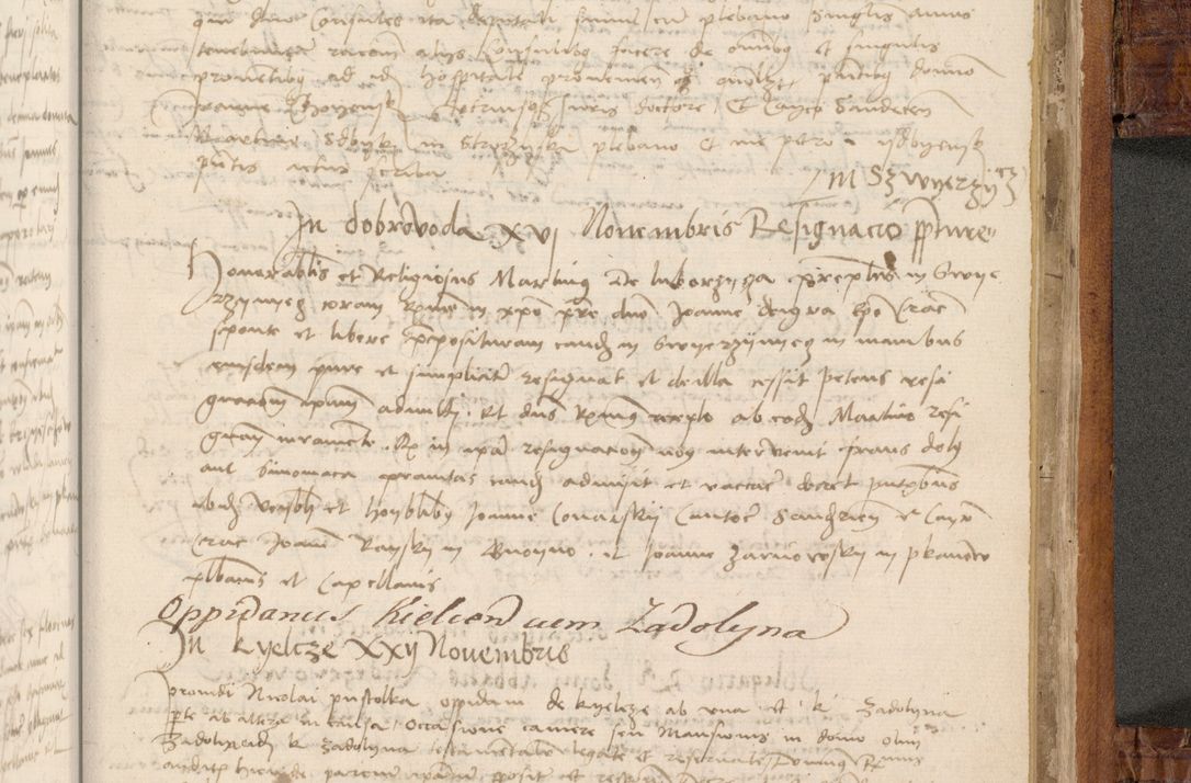 Zdjęcie nr 554 dla obiektu archiwalnego: Volumen I-mum actorum R. D. Joannis Konarski, episcopi Cracoviensis ab an D. 1503 ad annum 1514 inclusive acticata et registata, quorum indicem in dine voluminis videre est.