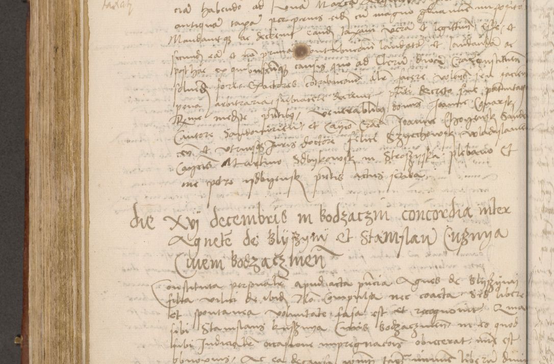 Zdjęcie nr 557 dla obiektu archiwalnego: Volumen I-mum actorum R. D. Joannis Konarski, episcopi Cracoviensis ab an D. 1503 ad annum 1514 inclusive acticata et registata, quorum indicem in dine voluminis videre est.