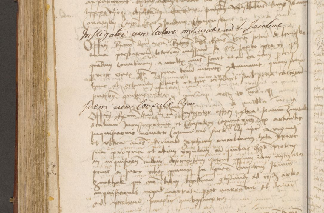 Zdjęcie nr 547 dla obiektu archiwalnego: Volumen I-mum actorum R. D. Joannis Konarski, episcopi Cracoviensis ab an D. 1503 ad annum 1514 inclusive acticata et registata, quorum indicem in dine voluminis videre est.