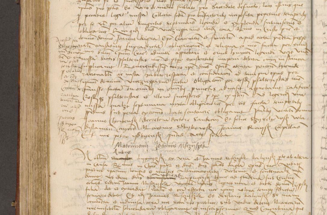 Zdjęcie nr 541 dla obiektu archiwalnego: Volumen I-mum actorum R. D. Joannis Konarski, episcopi Cracoviensis ab an D. 1503 ad annum 1514 inclusive acticata et registata, quorum indicem in dine voluminis videre est.