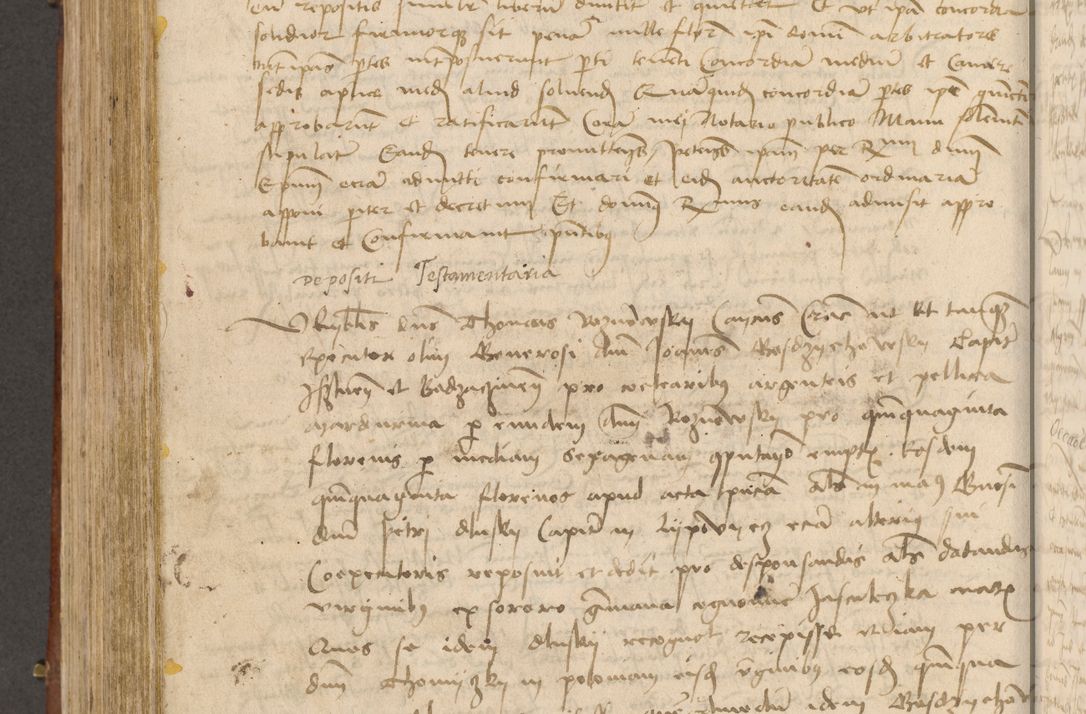 Zdjęcie nr 545 dla obiektu archiwalnego: Volumen I-mum actorum R. D. Joannis Konarski, episcopi Cracoviensis ab an D. 1503 ad annum 1514 inclusive acticata et registata, quorum indicem in dine voluminis videre est.