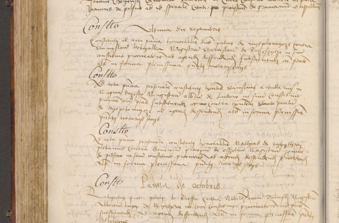 Zdjęcie nr 535 dla obiektu archiwalnego: Volumen I-mum actorum R. D. Joannis Konarski, episcopi Cracoviensis ab an D. 1503 ad annum 1514 inclusive acticata et registata, quorum indicem in dine voluminis videre est.