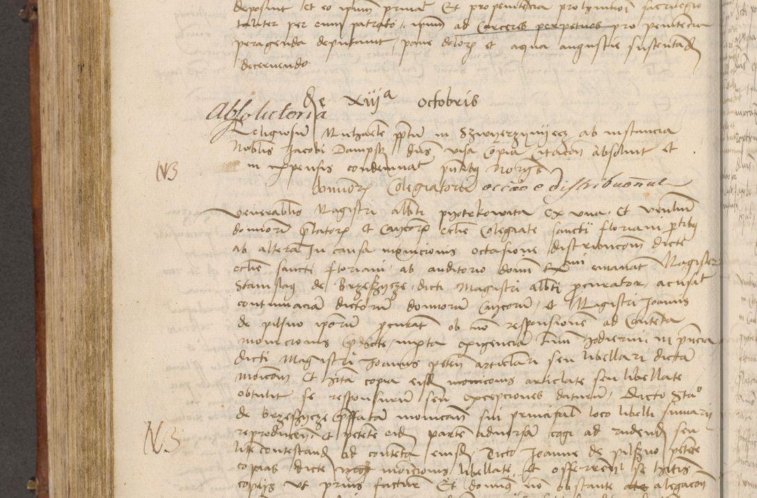 Zdjęcie nr 539 dla obiektu archiwalnego: Volumen I-mum actorum R. D. Joannis Konarski, episcopi Cracoviensis ab an D. 1503 ad annum 1514 inclusive acticata et registata, quorum indicem in dine voluminis videre est.