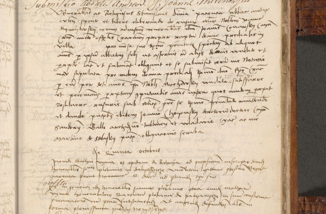 Zdjęcie nr 536 dla obiektu archiwalnego: Volumen I-mum actorum R. D. Joannis Konarski, episcopi Cracoviensis ab an D. 1503 ad annum 1514 inclusive acticata et registata, quorum indicem in dine voluminis videre est.