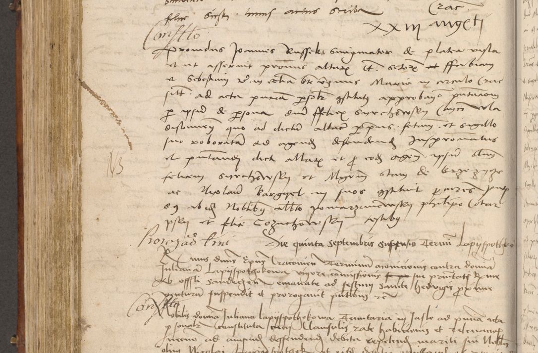 Zdjęcie nr 531 dla obiektu archiwalnego: Volumen I-mum actorum R. D. Joannis Konarski, episcopi Cracoviensis ab an D. 1503 ad annum 1514 inclusive acticata et registata, quorum indicem in dine voluminis videre est.