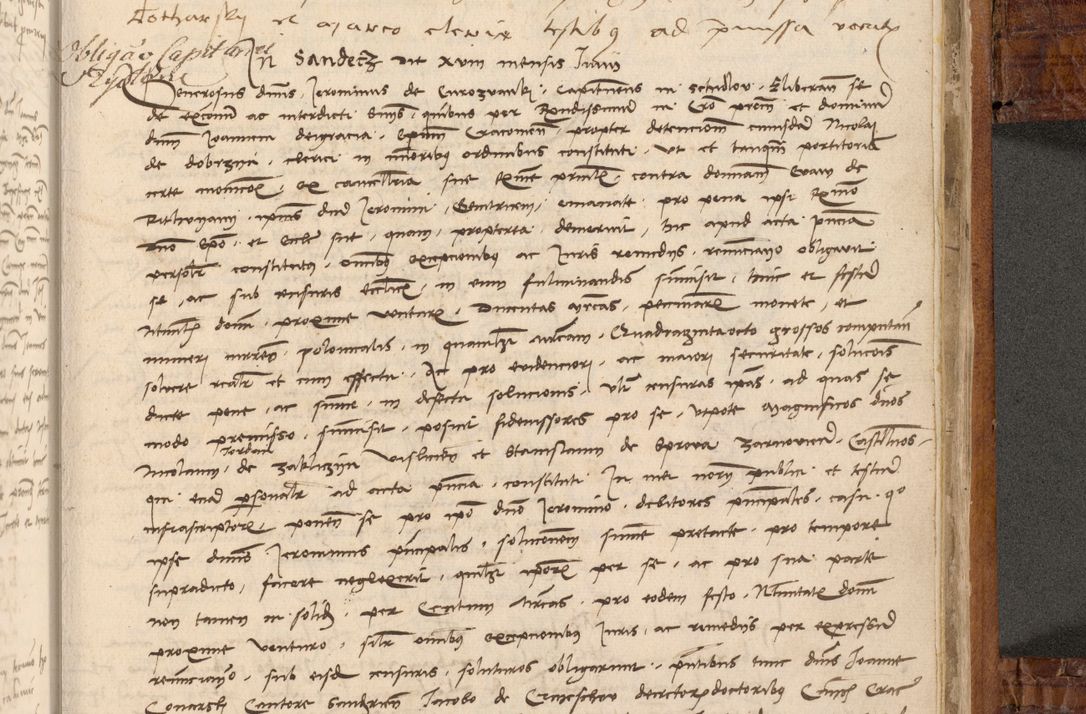 Zdjęcie nr 524 dla obiektu archiwalnego: Volumen I-mum actorum R. D. Joannis Konarski, episcopi Cracoviensis ab an D. 1503 ad annum 1514 inclusive acticata et registata, quorum indicem in dine voluminis videre est.