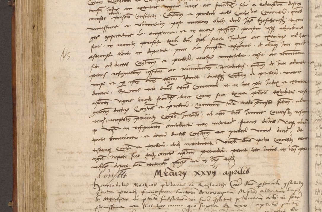 Zdjęcie nr 511 dla obiektu archiwalnego: Volumen I-mum actorum R. D. Joannis Konarski, episcopi Cracoviensis ab an D. 1503 ad annum 1514 inclusive acticata et registata, quorum indicem in dine voluminis videre est.